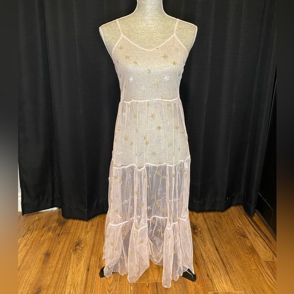 Mesh Pink Star Dress✨ - Picture 2 of 4